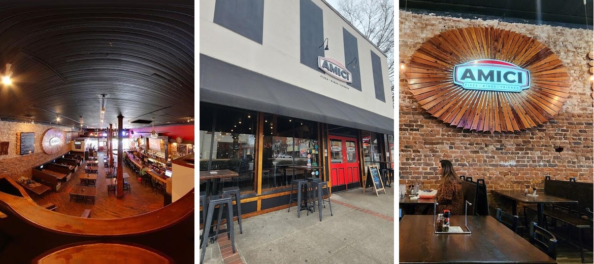 Amici Milledgeville Menu